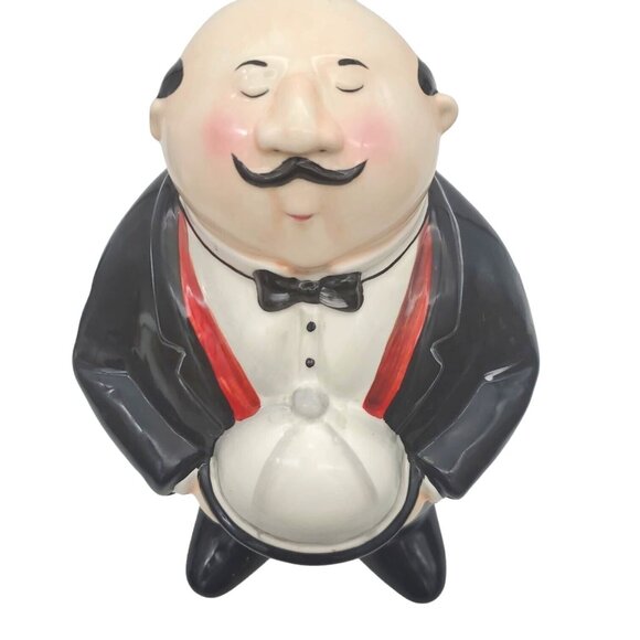 TRACY FLICKINGER Certified International Ceramic CHEF Waiter Utensil Holder - Picture 3 of 8